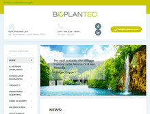 Tablet Screenshot of bioplantec.com